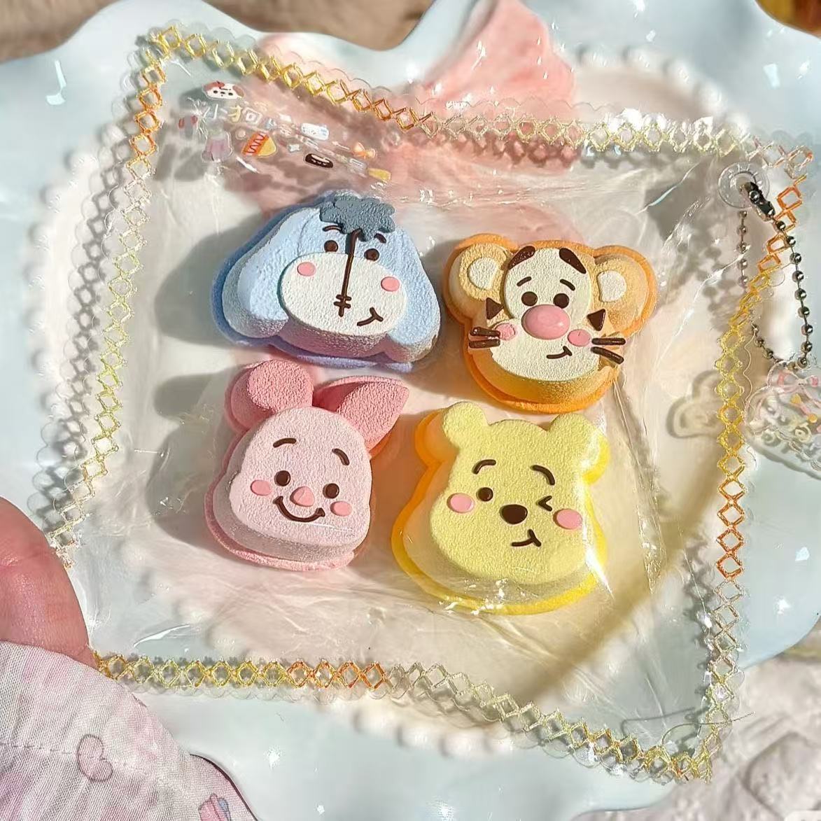 スクイ一ズ作成用型・ディズニ一プリン