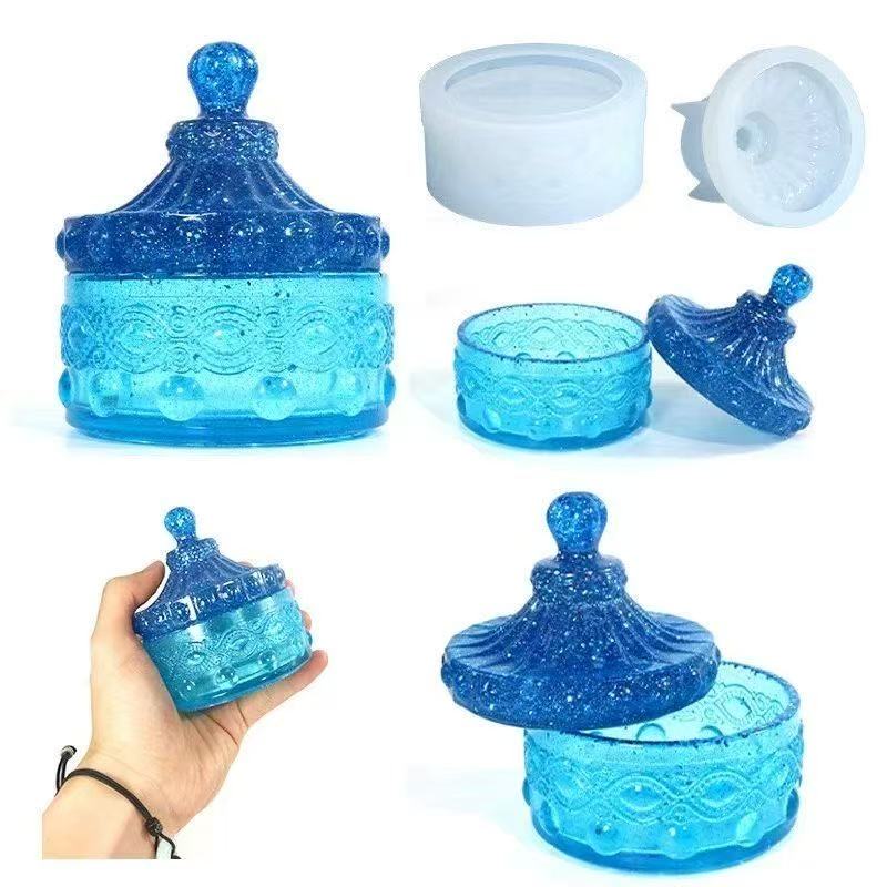 レジン作成用型-模様のついた瓶