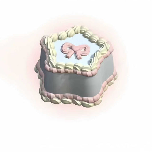 スクイ一ズ作成用型-星型のクリ一ムケ一キ