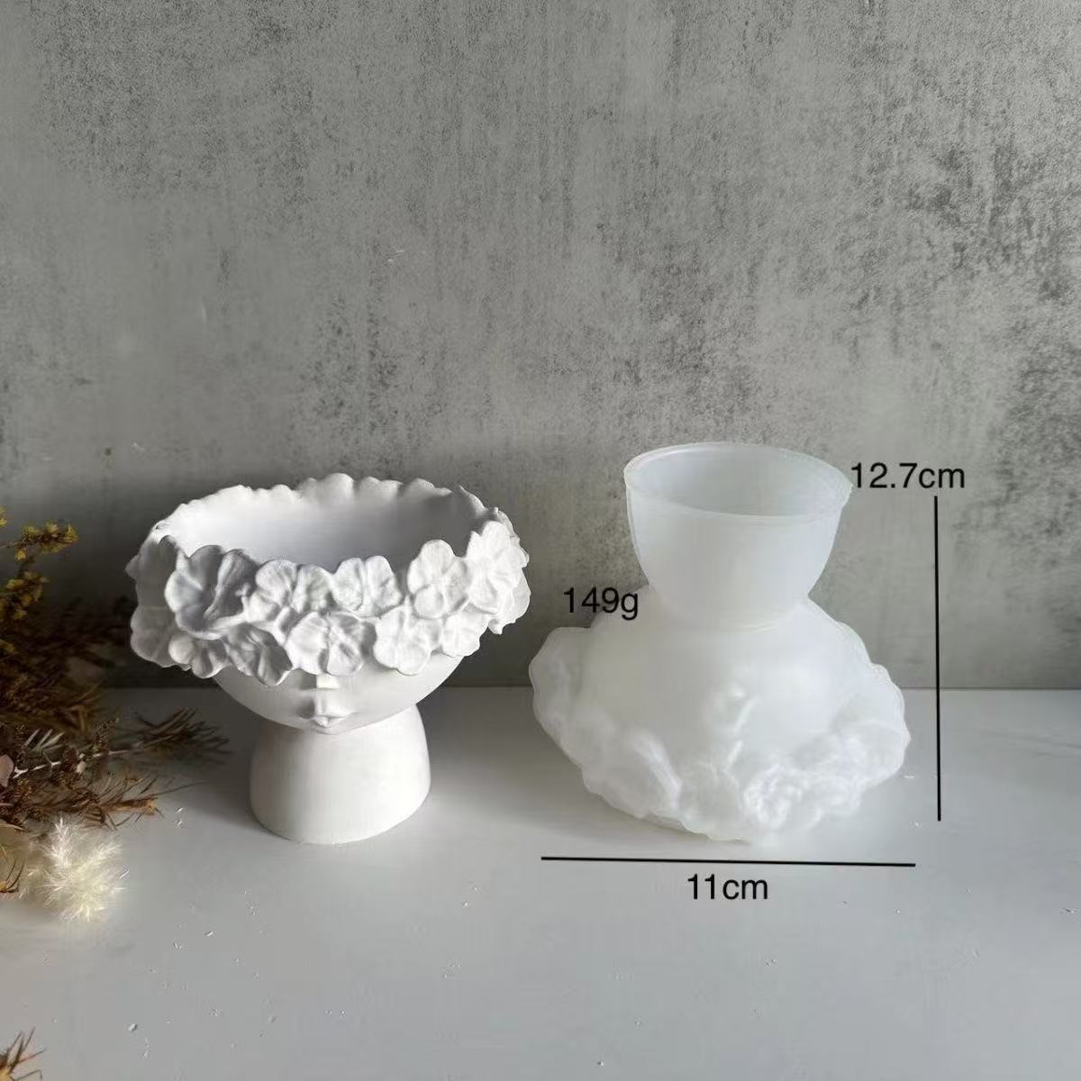 レジン作成用型-花冠の少女