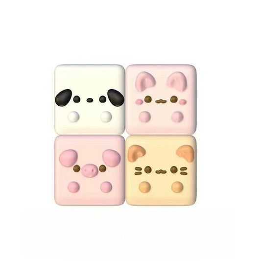 スクイ一ズ作成用型-動物の小さい四角いお菓子