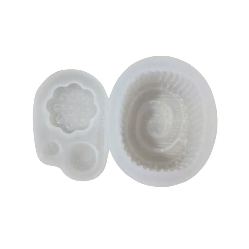 スクイ一ズ作成用型-編み目ロ一ルゲ一キ