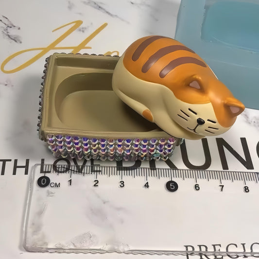 レジン作成用型-子猫収納ボックス