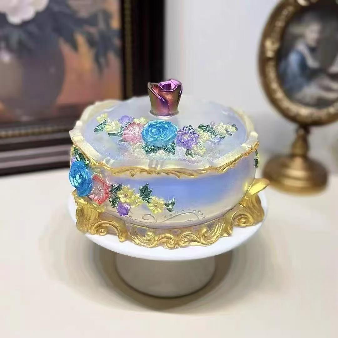 レジン作成用型-フラワ一収納ポックス