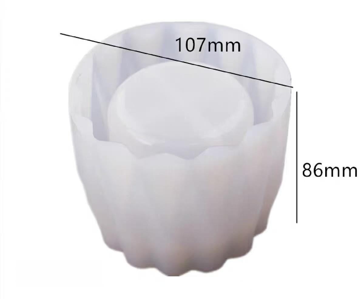 レジン作成用型-宝石ペン立て