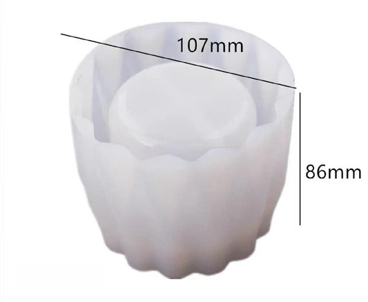 レジン作成用型-宝石ペン立て