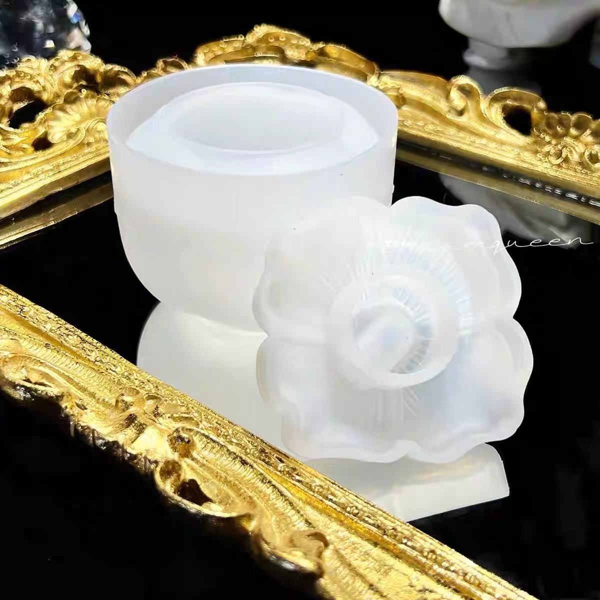 レジン作成用型-柿型の保存容器