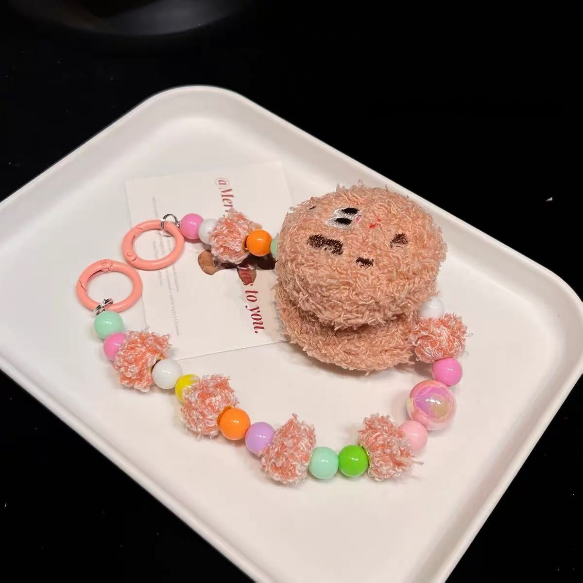 スクイ一ズキ一ホルダ一-もこ もこクッキ一
