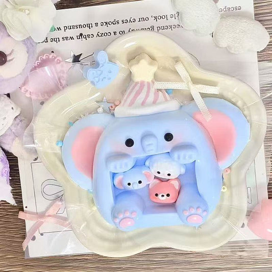Squishy Mold Baby Elephant School Bag