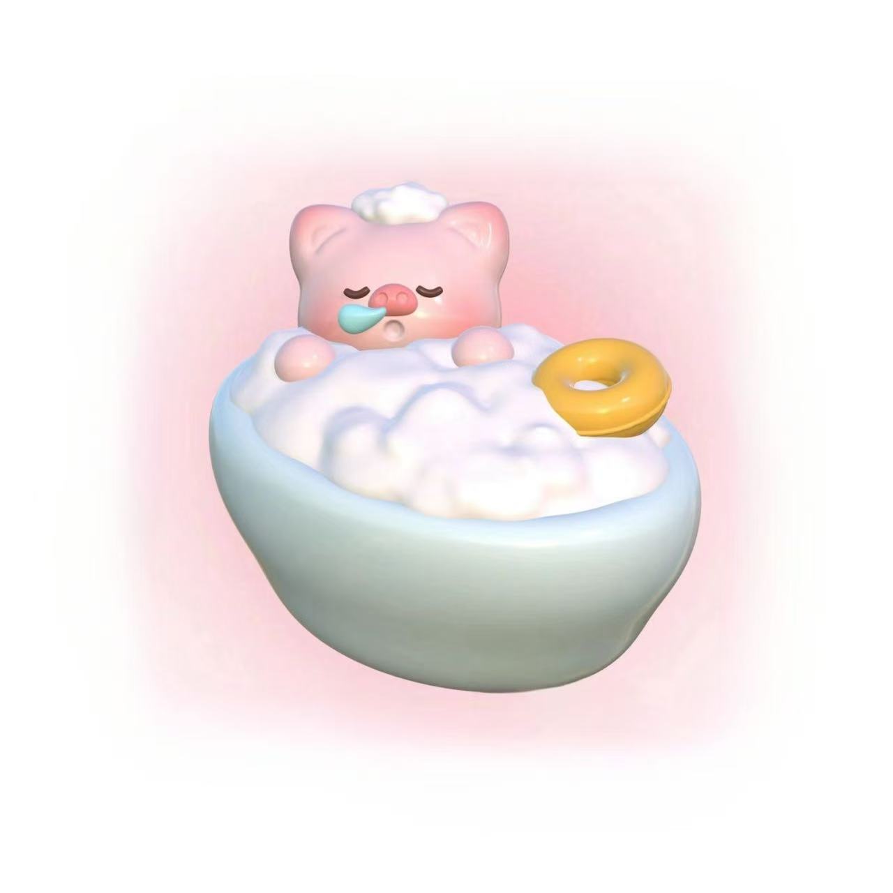 Squishy Mold - Pig Bath
