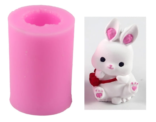 Resin mold - 3D rabbit