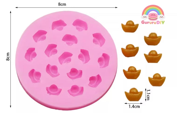 Resin making mold Mini copper coin - Mini Genpo