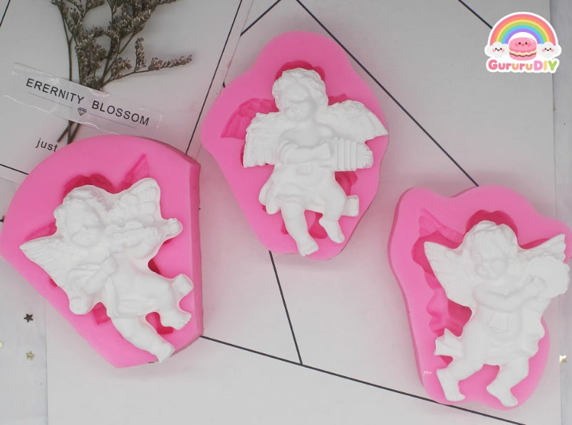 Squishy mold - Musical Instrument Angel