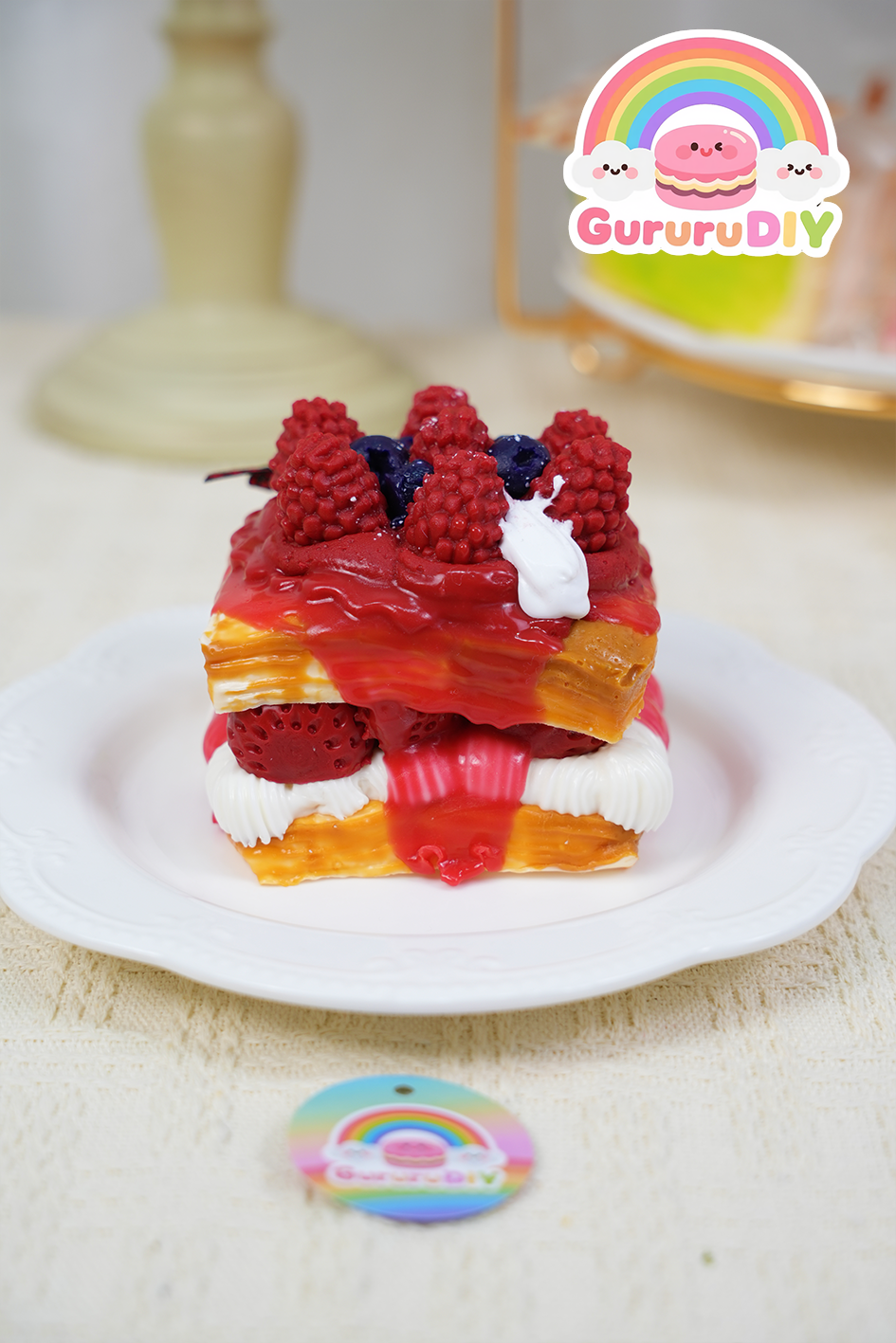 スクイ一ズ完成品-莓の夾心一キ