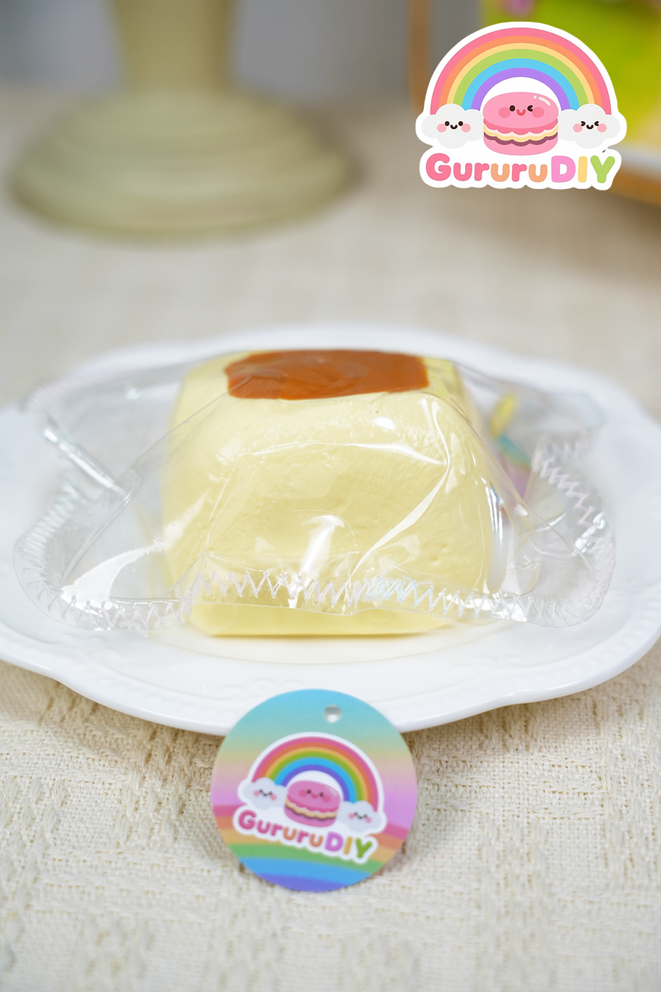 スクイ一ズ完成品-キャラメルキャットデザ一ト