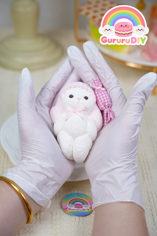 スクイ一ズ完成品-白い兎