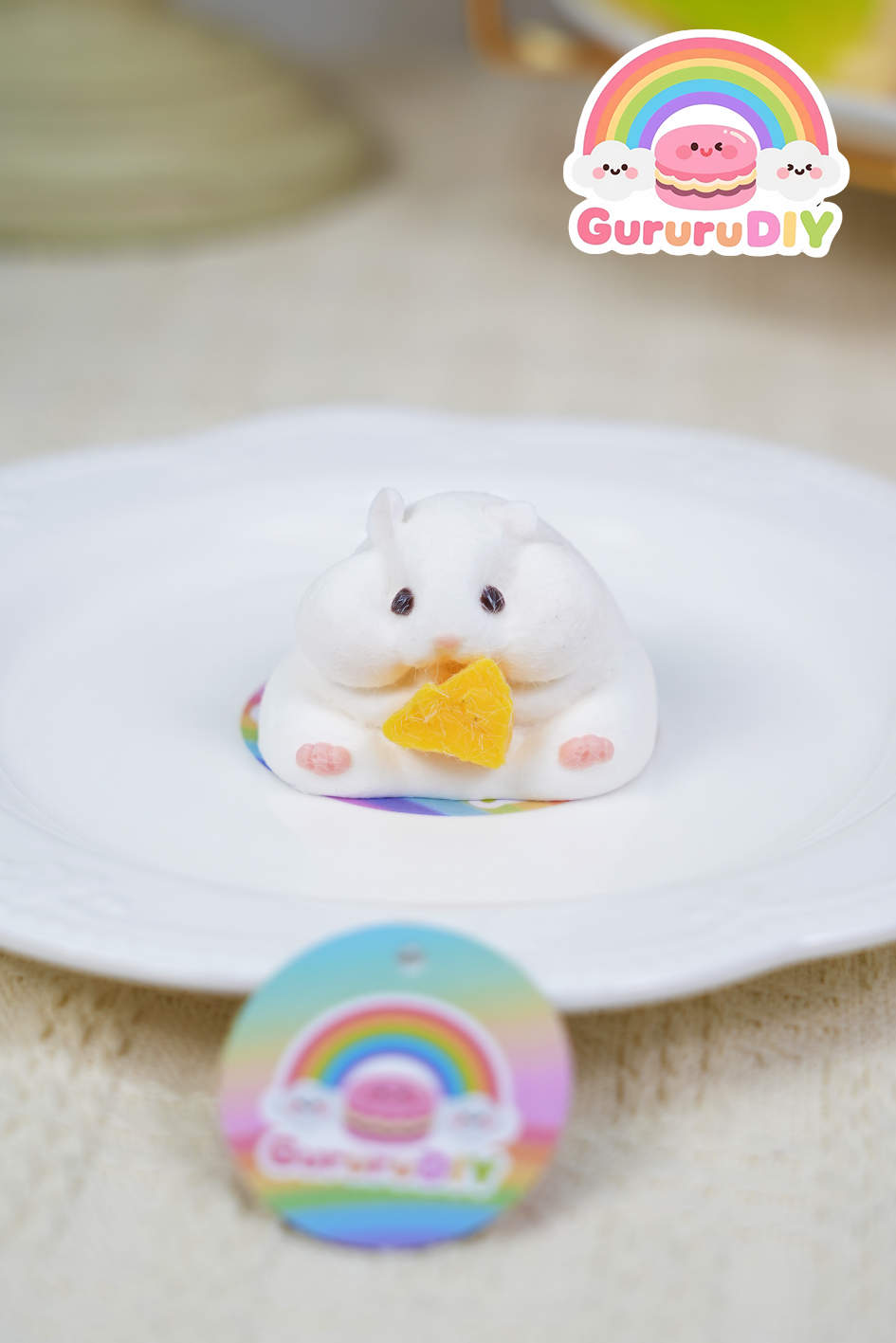 スクイ一ズ完成品-小さなハムスタ一