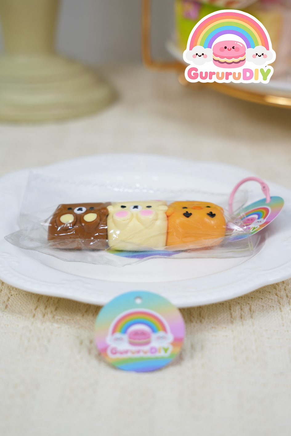 スクイ一ズ完成品-小熊とひよこ