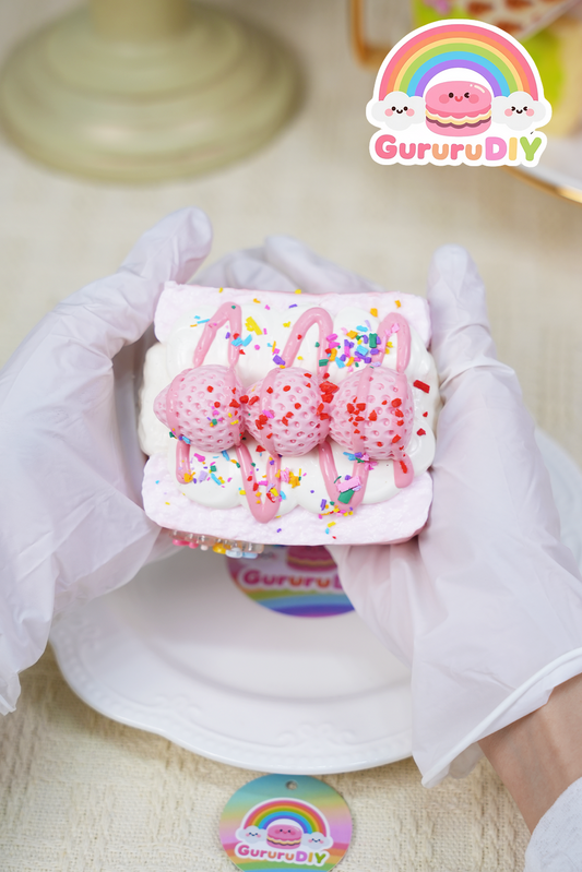 Squishy Finished Product - Berry Clutch Toast