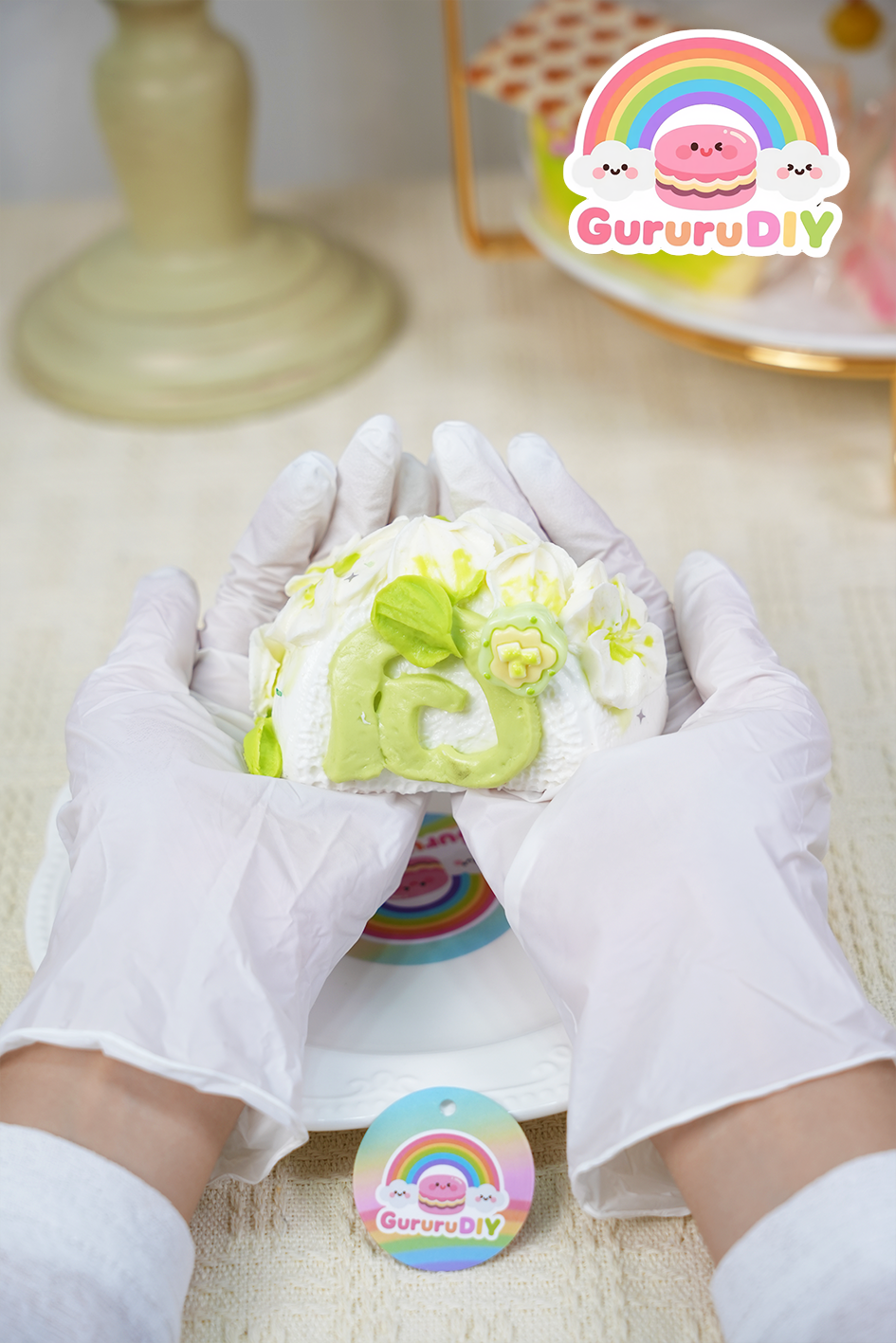 スクイ一ズ完成品-ジャスミンのスイスロ一ル