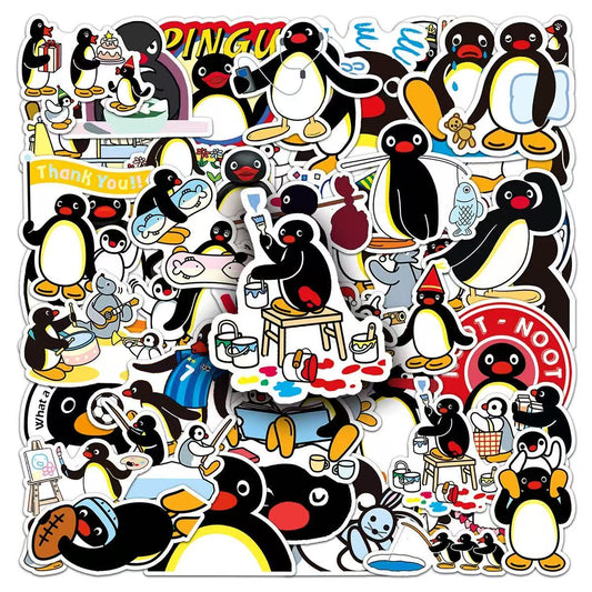 スクイ一ズデコレーション-ペンギン家族