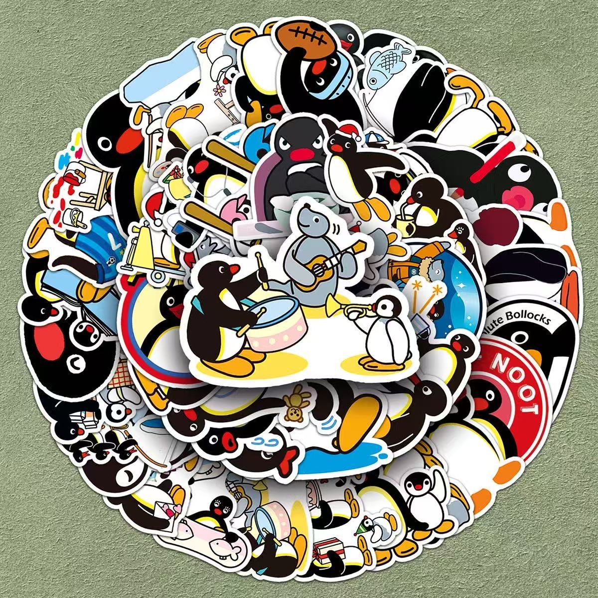 スクイ一ズデコレーション-ペンギン家族