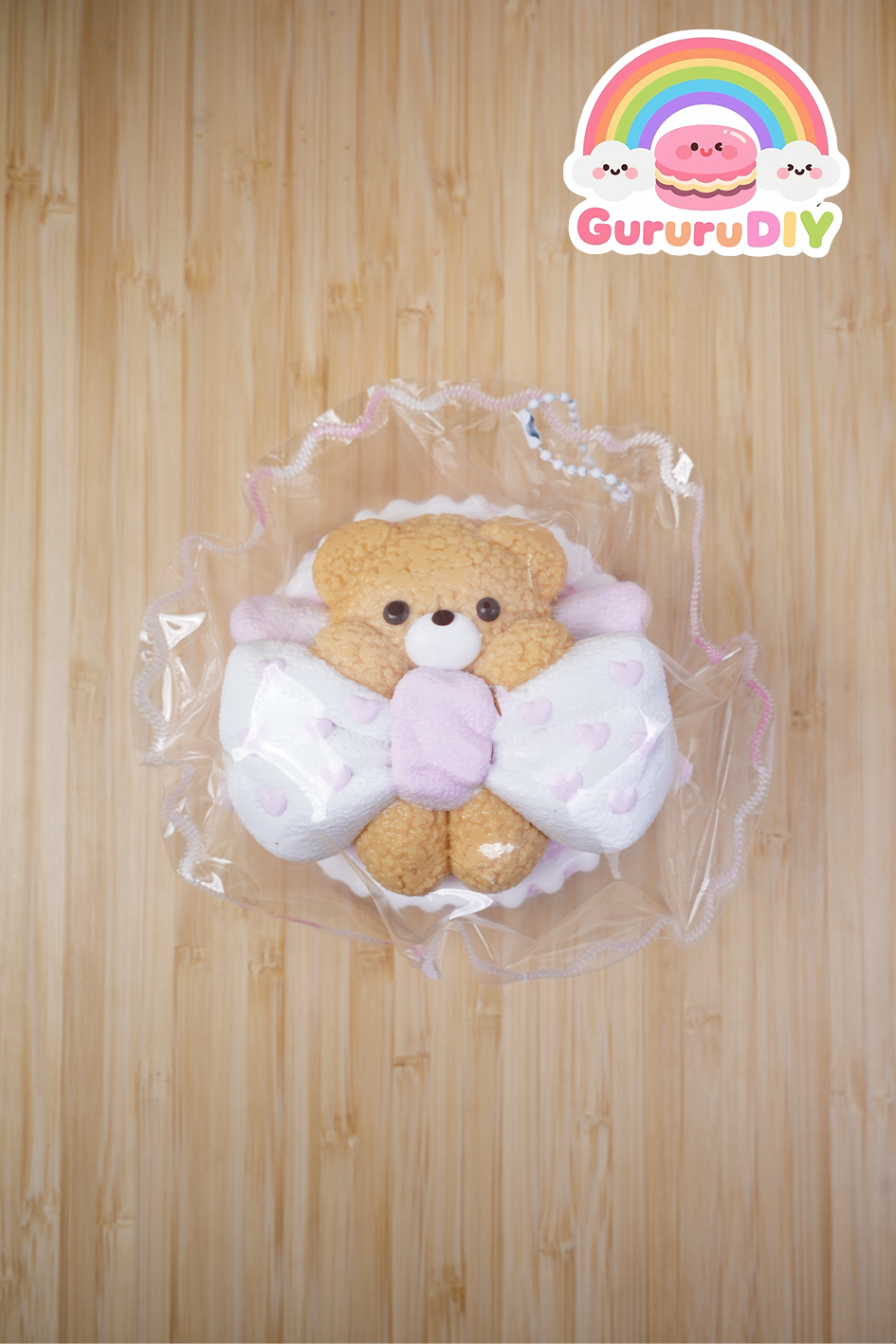 スクイ一ズ完成品-くまケーキ