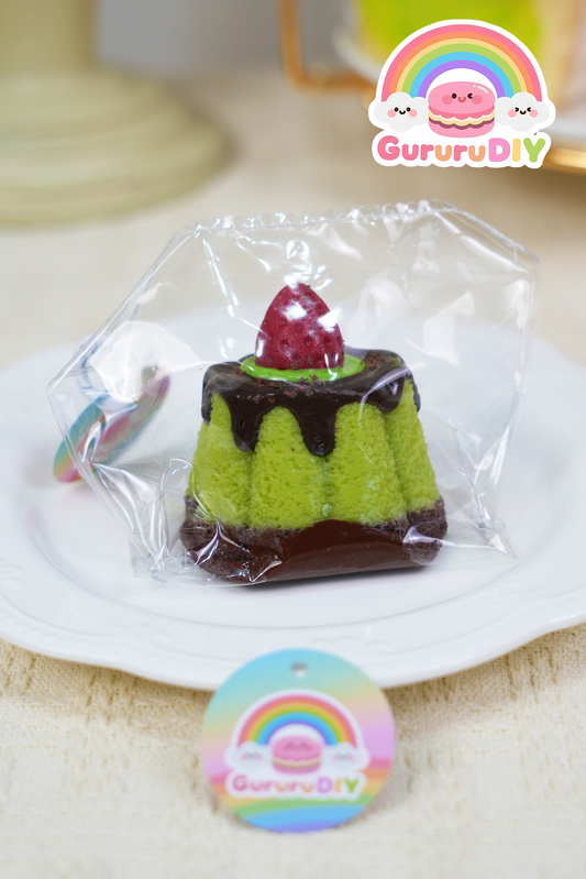 スクイ一ズ完成品-抹茶のプリン