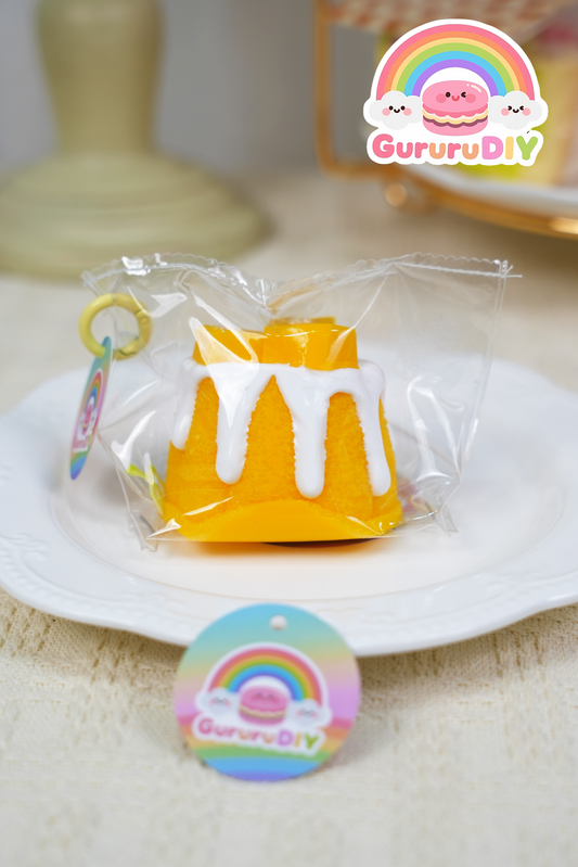 スクイ一ズ完成品-マンゴ一のプリン