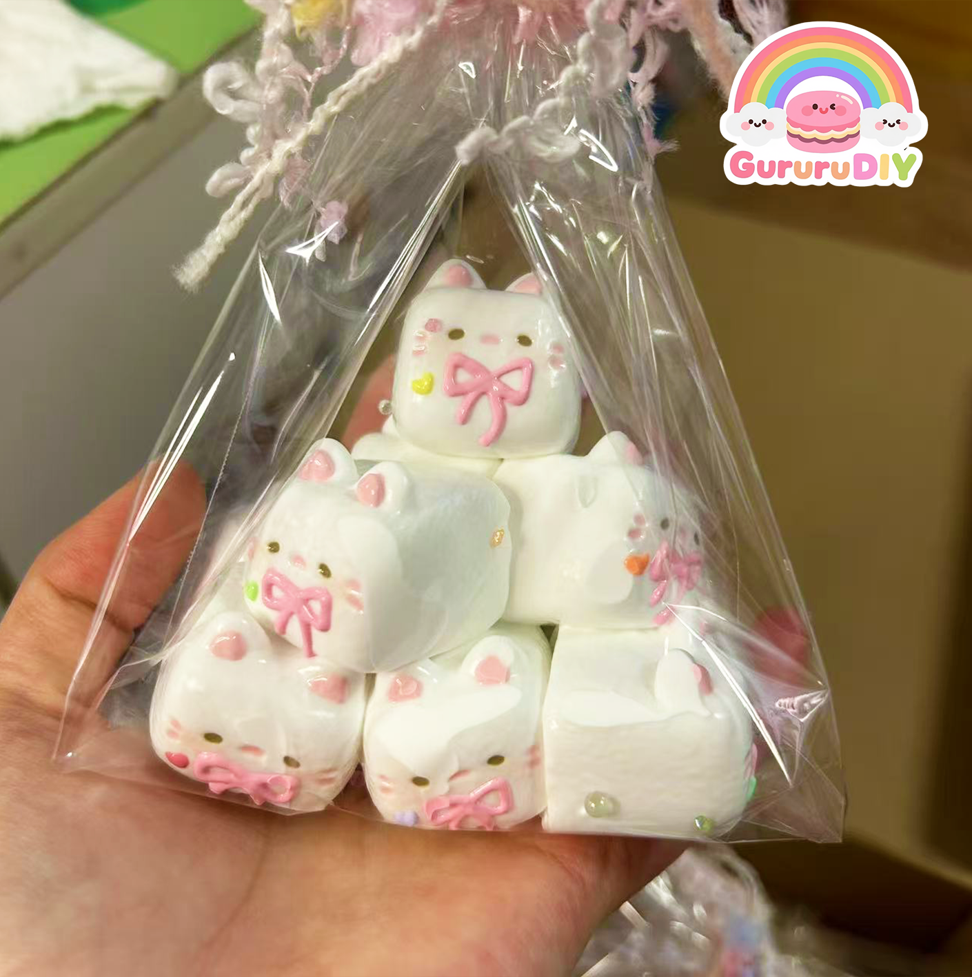 スクイ一ズ完成品-小猫団子セット