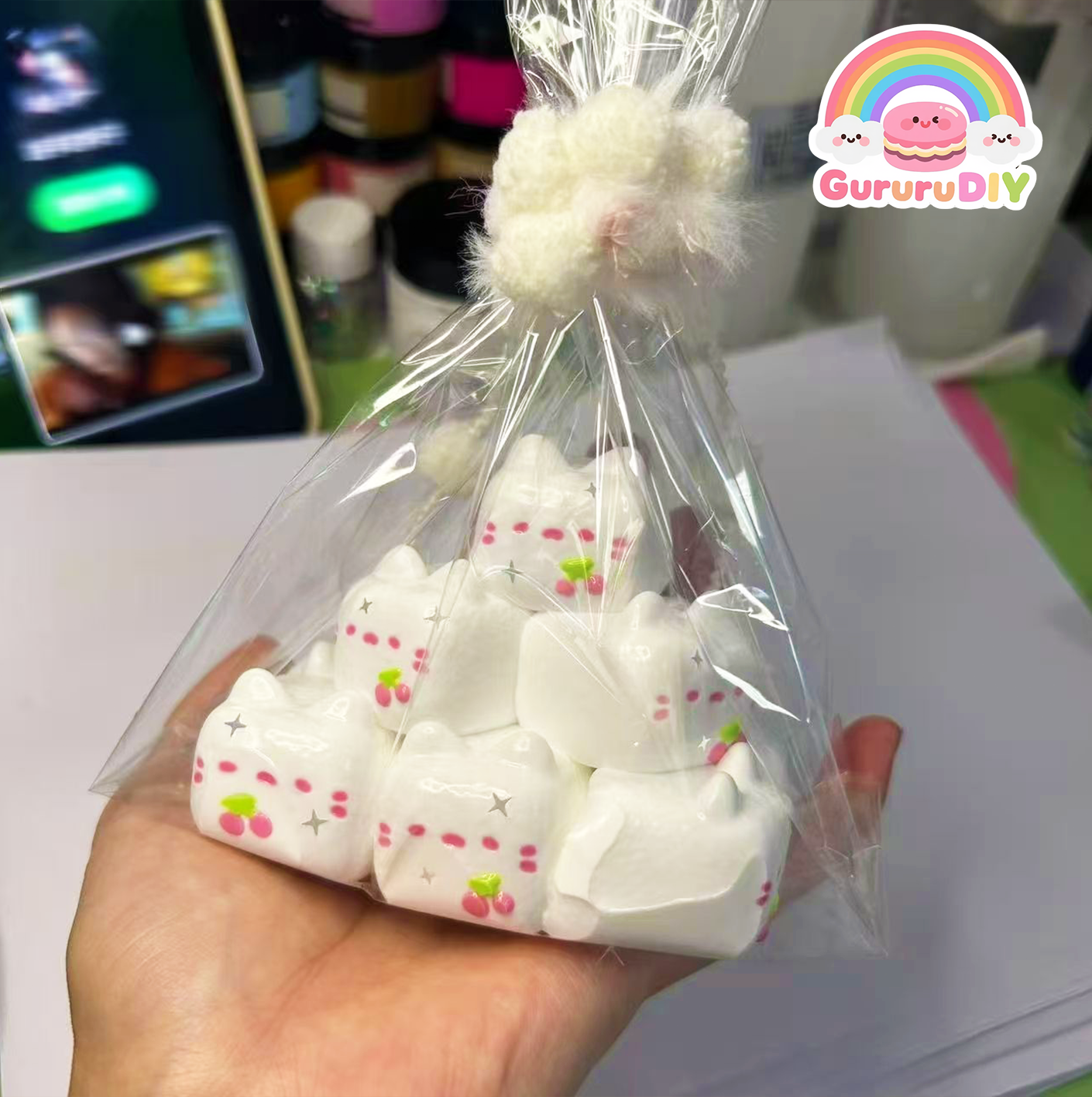 スクイ一ズ完成品-小猫団子セット