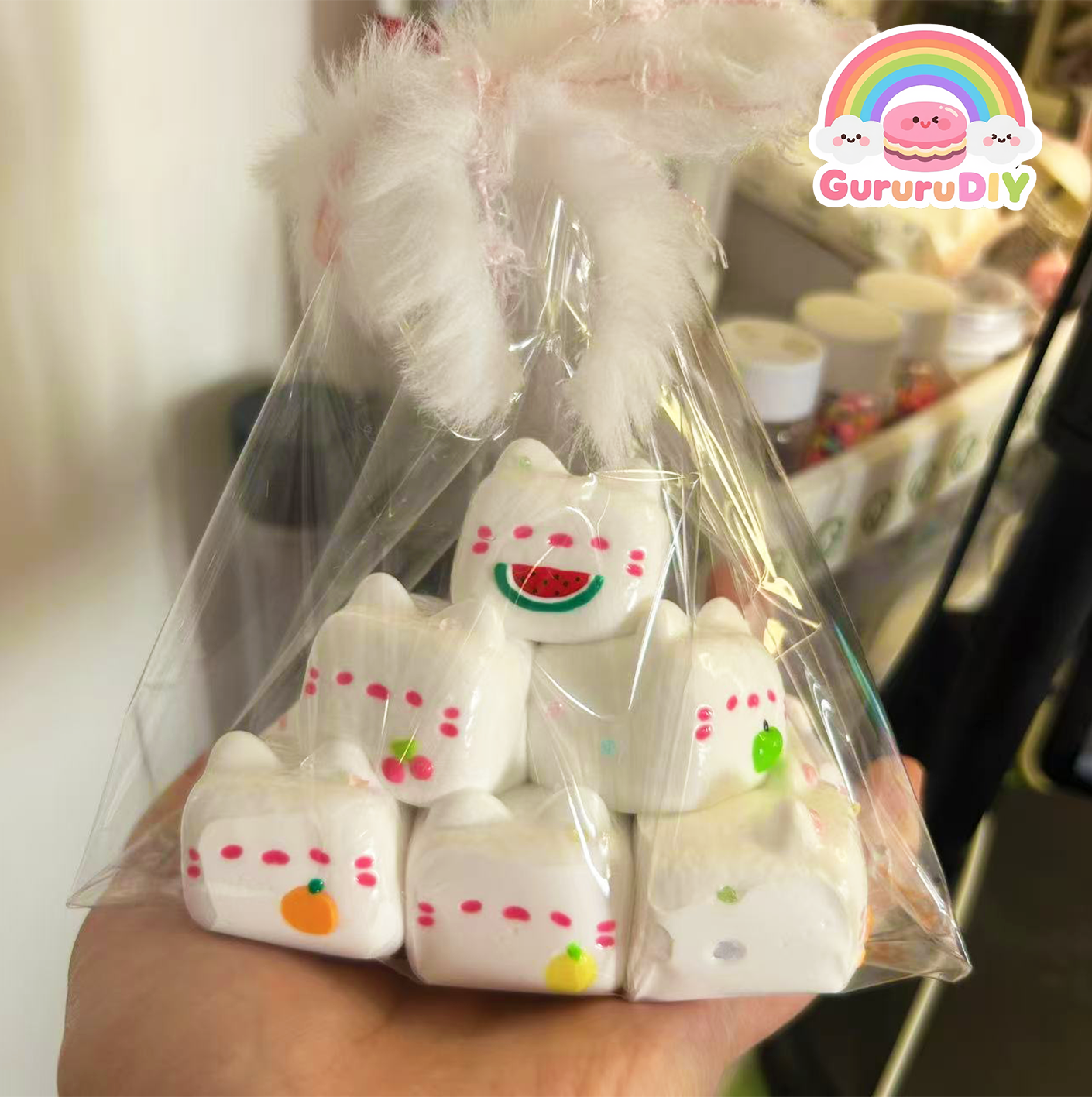 スクイ一ズ完成品-小猫団子セット