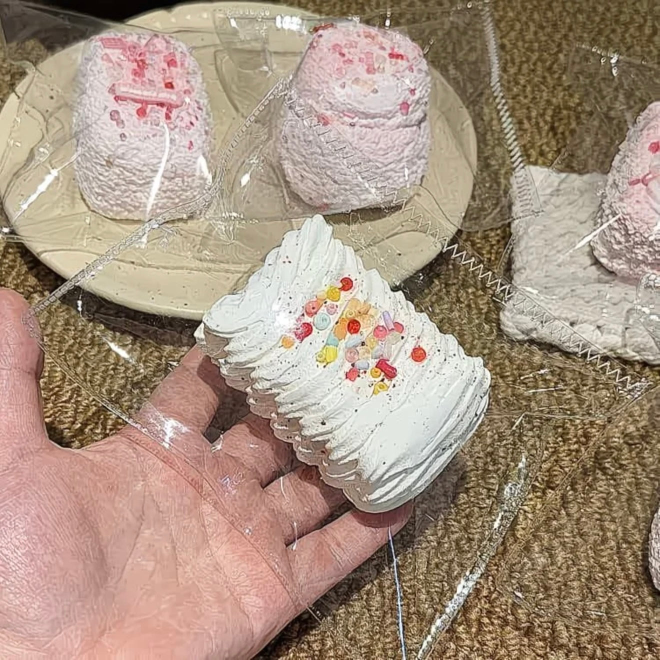 スクイ一ズ作成用型-クリームたっぷり
