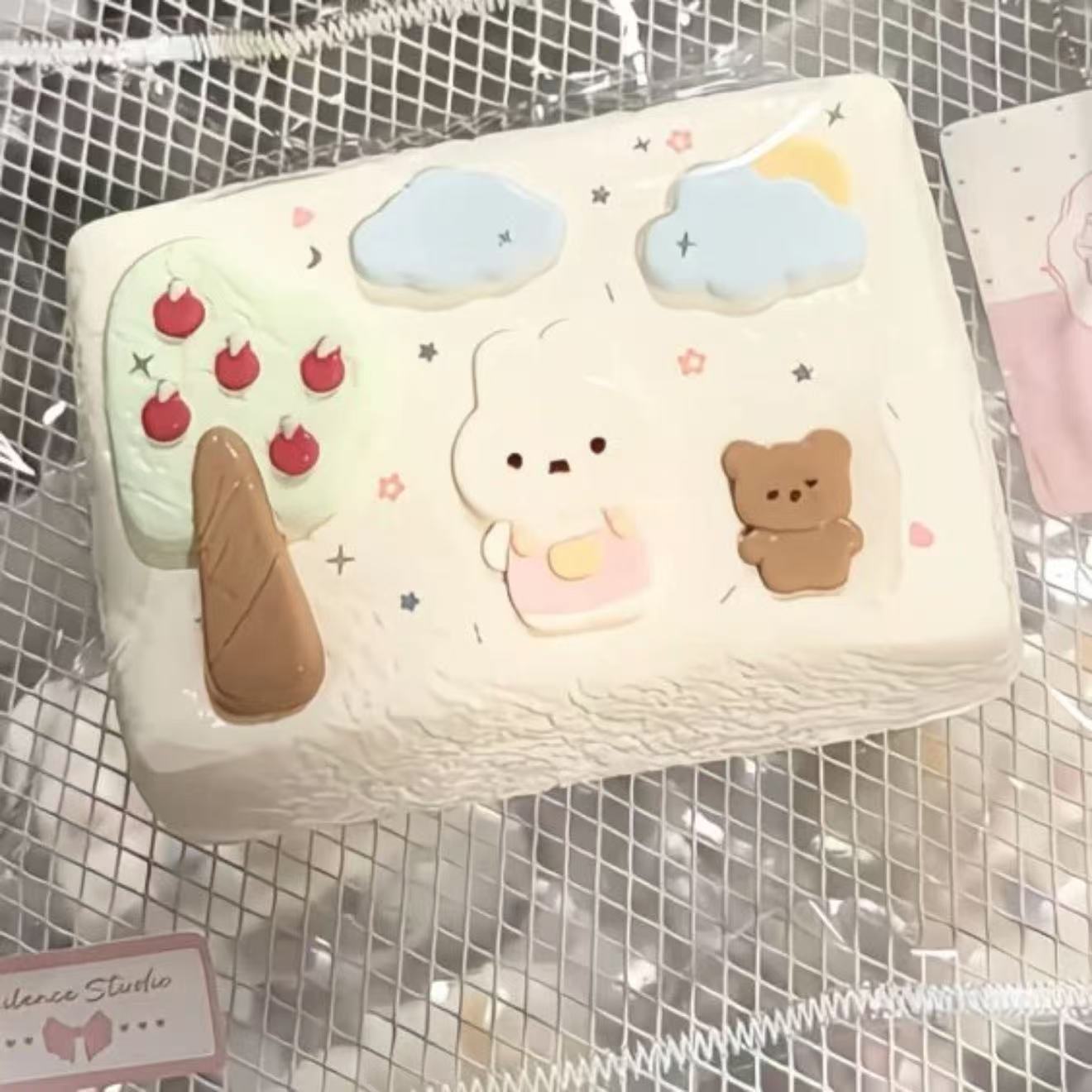 スクイ一ズ作成用型-ミッフィーの遊び心あふれる絵