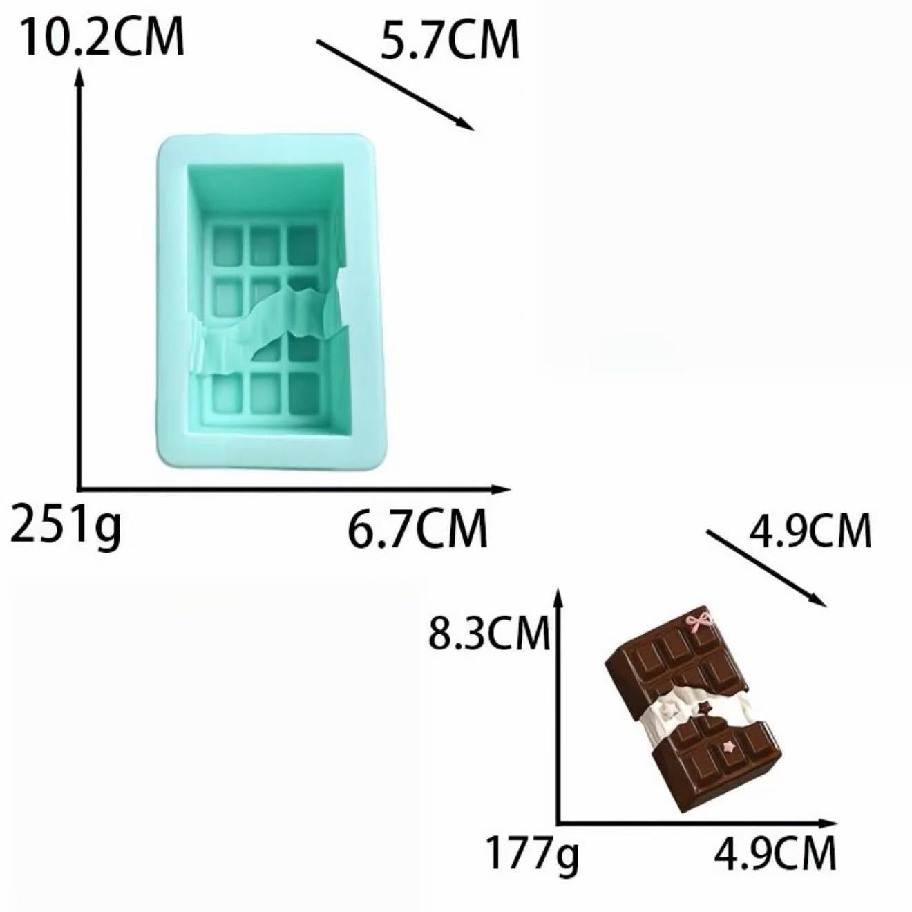 スクイ一ズ作成用型-チョコレート星マシュマロ