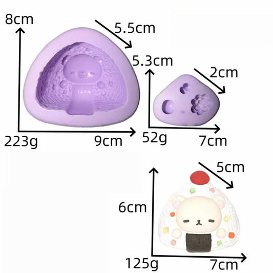 スクイ一ズ作成用型-リラックマのおにぎり