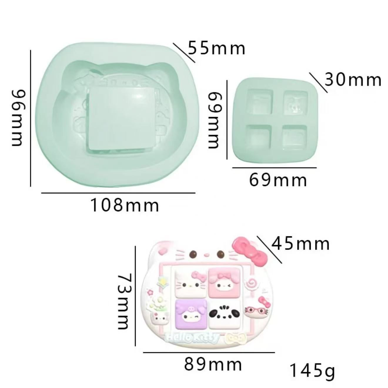 スクイ一ズ作成用型-キティちゃんのたまごっち