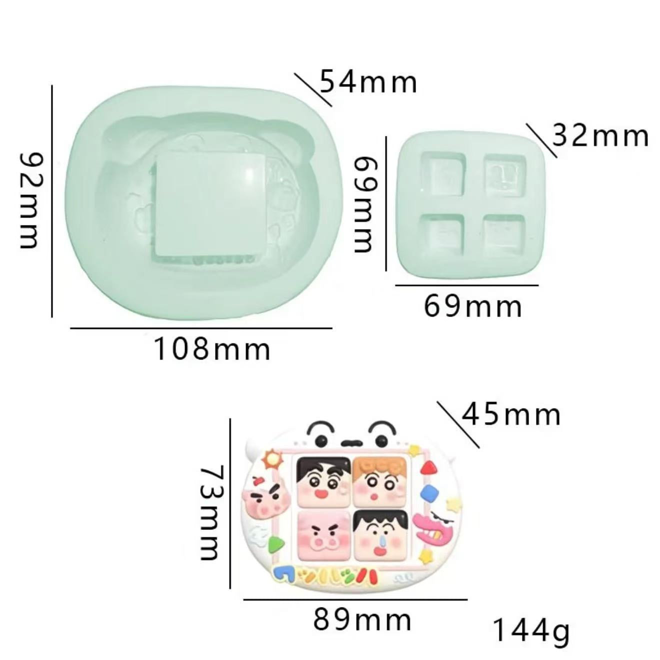 スクイ一ズ作成用型-クレヨンしんちゃんのたまごっち