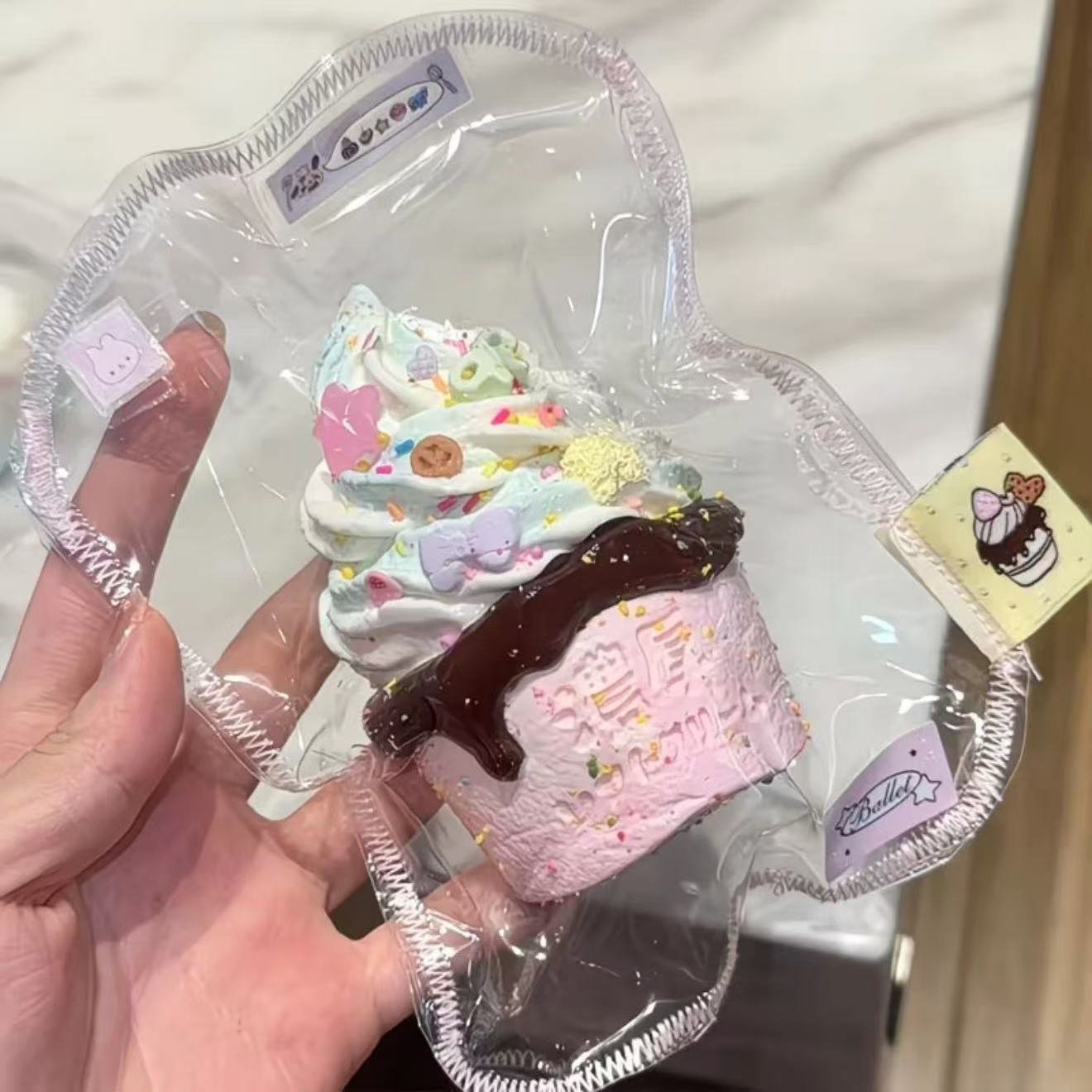 スクイ一ズ作成用型-濃厚アイスクリーム