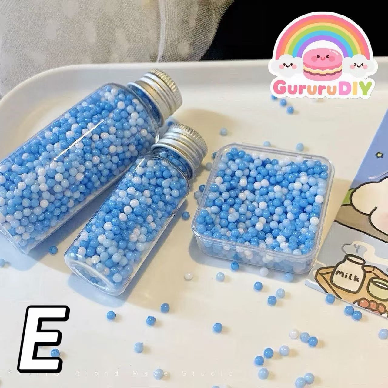 手作りボールスクイーズ-3mmフェイクビーズ（35g）