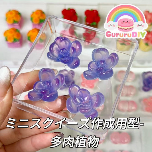ミニスクイーズ作成用型-多肉植物