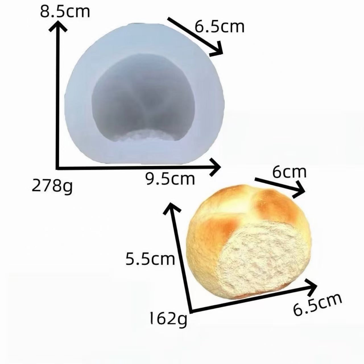 スクイ一ズ作成用型-ひとくちパン