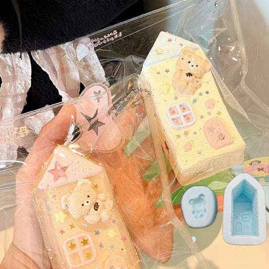 スクイ一ズ作成用型-くまロングハウス
