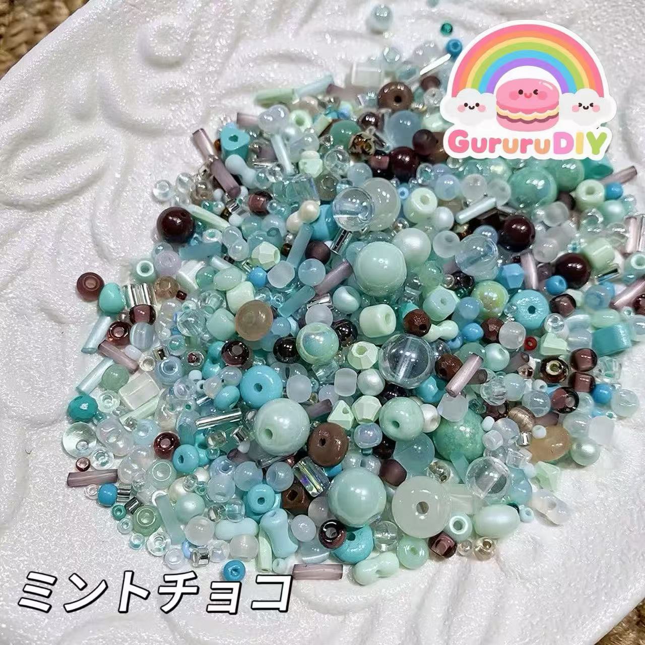 スクイーズ-混色米粒ビーズ（100g）
