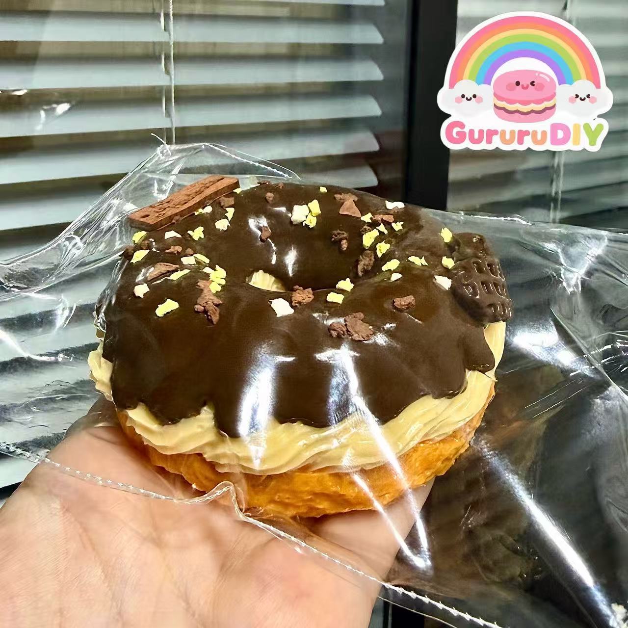 スクイ一ズ完成品- チョココーティングドーナツ