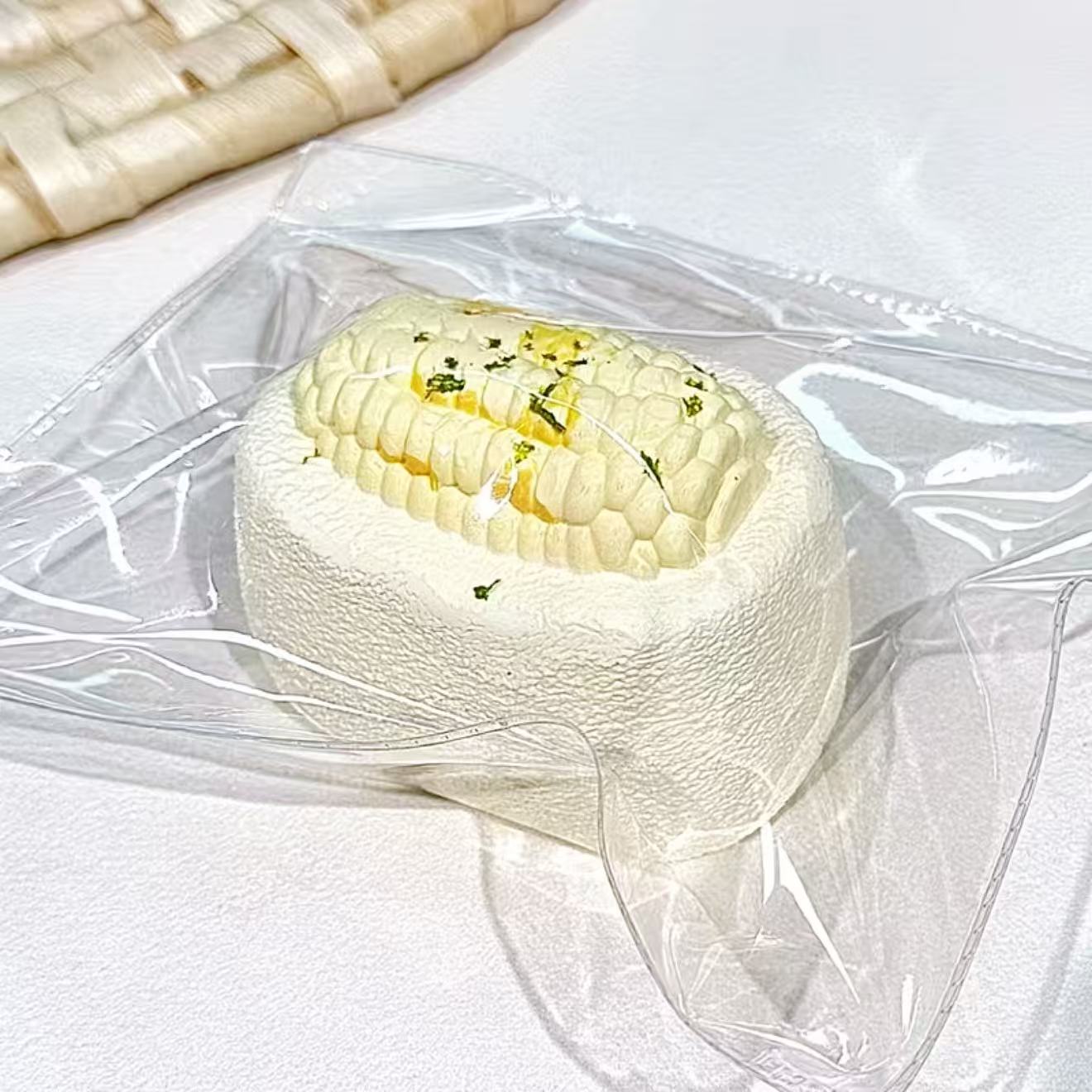 スクイ一ズ作成用型-コーンせんべいちゃん