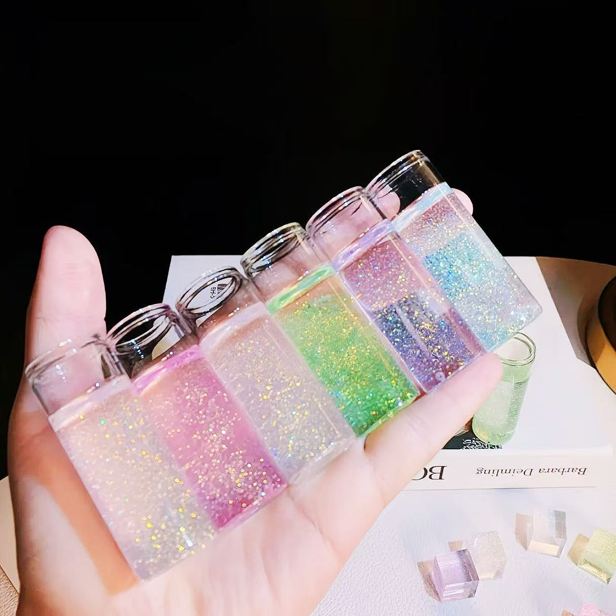 スクイ一ズ専用着色剤-エルフグリッター（9色*10ml）