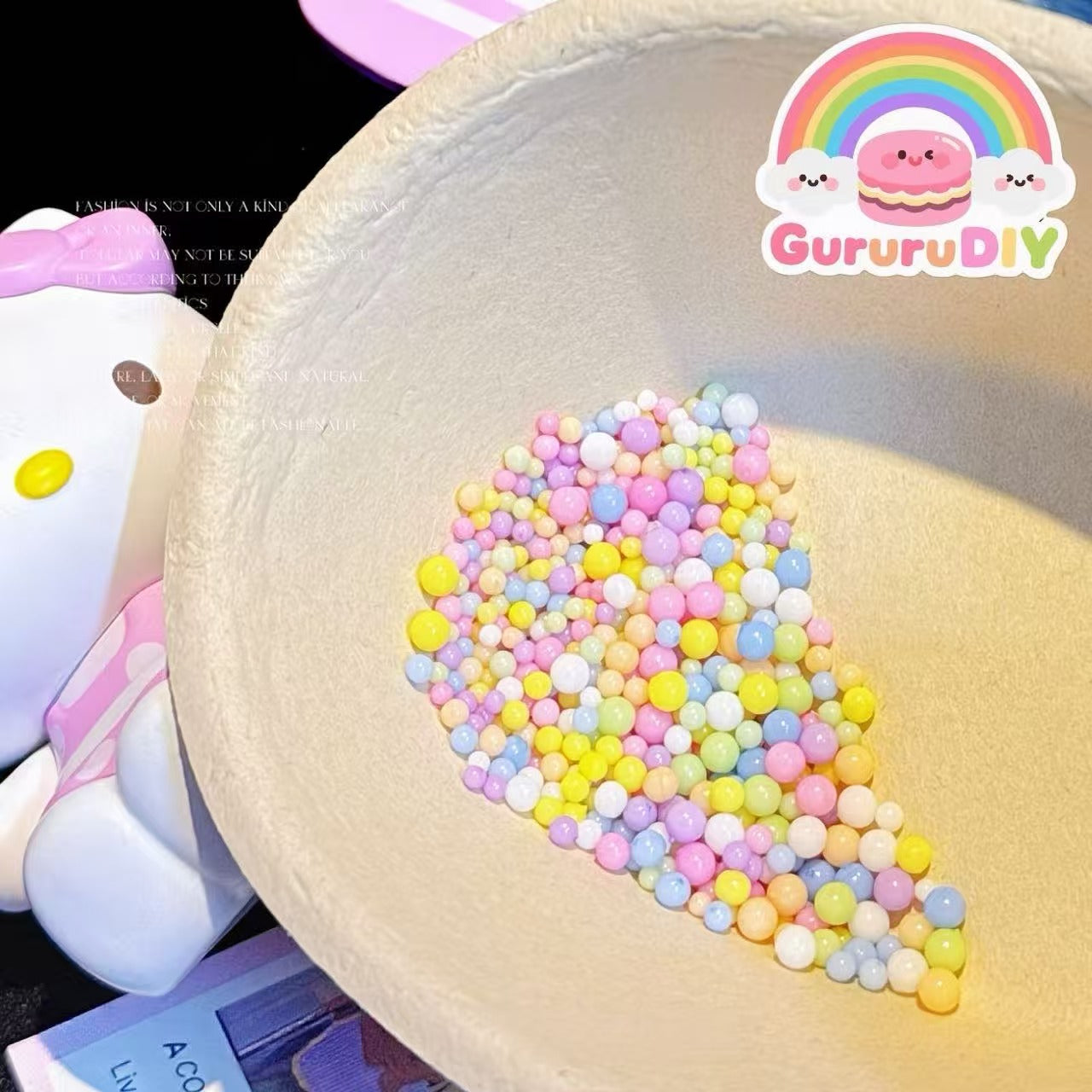 スクイ一ズ-マカロン風フェイクシュガービーンズ（2-3.5mm*12g）