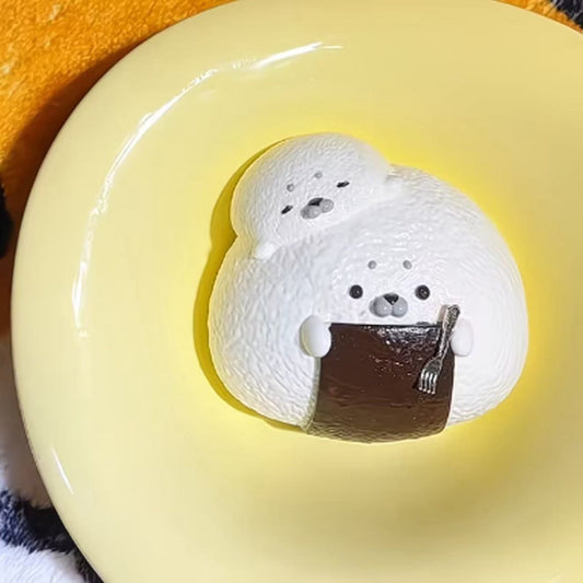 スクイ一ズ作成用型-アザラシおにぎり