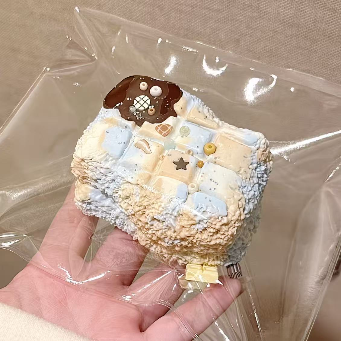 スクイ一ズ作成用型-ねじねじチョコトースト